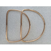 Gold Metal D Model 13 cm Çanta Sapı - 1