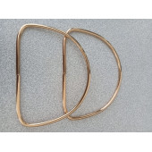 Gold Metal D Model 13 cm Çanta Sapı - 2