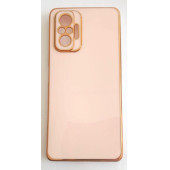 Xiaomi Redmi Note 10 Pro Parlak Yumuşak Altın Yaldızlı Kılıf - 3