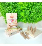 Massage Geri Akışlı Back Flow Konik Tütsü Mumu 10'lu Karbonsuz thumbnail 1