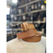 TRG POLO FOSSİL TABA HAKİKİ DERİ ERKEK KEMERİ thumbnail 2