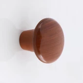 Mantar Düğme Sert Plastik Kulp Ceviz Mobilya Çekmece Mutfak Dolabı Dolap Kapak Kulpu Kulbu 10 ADET thumbnail 8