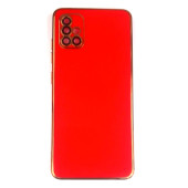 Samsung Galaxy A51 Uyumlu Parlak Yumuşak Altın Yaldızlı Kılıf thumbnail 1