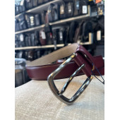TRG POLO BORDO HAKİKİ DERİ ERKEK KEMERİ - 1