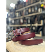 TRG POLO BORDO HAKİKİ DERİ ERKEK KEMERİ - 3