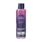 Sesu Simli Cilt Bakım Yağı 150ML (Shımmering Body Oıl) (2 Li Set) - 2