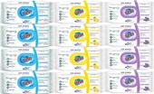 Bingo Clean Yüzey Temizlik Havlusu (Karma 12 Li Set) (Beyaz Sabun/Limon Kokulu/Lavanta Kokulu) - 1