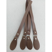 Likya BEJ Salpalı Deri Aparatlı Çanta Sapı - 2