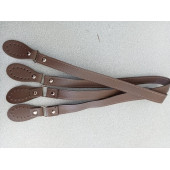 Likya BEJ Salpalı Deri Aparatlı Çanta Sapı - 4