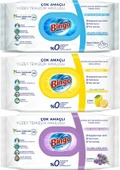Bingo Clean Yüzey Temizlik Havlusu (Karma 3 Lü Set) (Beyaz Sabun/Limon Kokulu/Lavanta Kokulu) - 1