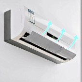 TechTic Evrensel Rüzgar Deflektörü Klima Hava Yönlendirici Mini Kaset Tipi Klima İçin Hava Kalkanı thumbnail 2