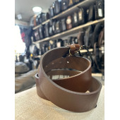 TRG POLO  Kahve Dokulu Hakiki Deri Erkek Kemeri-4 Cm - 5