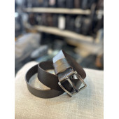 TRG POLO Kahve Hakiki Deri Erkek Kemeri-4 Cm - 5