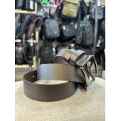 TRG POLO Kahve Hakiki Deri Erkek Kemeri-4 Cm - 6