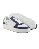 Trident Lacivert Süet Ve Beyaz Hakiki Deri Erkek Spor (Sneaker) Ayakkabı - 3