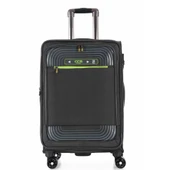 ÇÇS 620 Kumaş Orta Boy Valiz Gri thumbnail 1