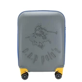 Cap Polo's Polipropilen Büyük Boy Valiz Gri thumbnail 1