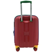 Cap Polo's Polipropilen Küçük Boy Valiz Kırmızı thumbnail 3