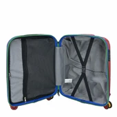 Cap Polo's Polipropilen Büyük Boy Valiz Kırmızı thumbnail 8