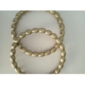 GOLD Arpa Ahşap Boncuklu Yuvarlak Halka Çanta Sapı - 2