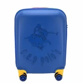 Cap Polo's Polipropilen Küçük Boy Valiz Mavi thumbnail 7