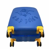 Cap Polo's Polipropilen Büyük Boy Valiz Mavi thumbnail 5