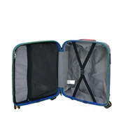 Cap Polo's Polipropilen Orta Boy Valiz Gri thumbnail 7