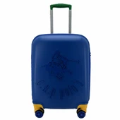 Cap Polo's Polipropilen Büyük Boy Valiz Mavi thumbnail 7