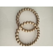 GOLD Renkli Yuvarlak Ahşap Boncuklu Yuvarlak Ahşap Boncuklu Yuvarlak Halka Çanta Sapı - 3