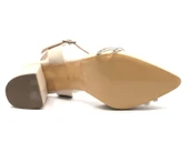 Mehtap Çapraz Burgu Taş Detaylı 6 cm Topuklu Kadın Klasik Ayakkabı thumbnail 9