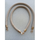 70  cm BEJ Renkli  Örgü Derili Çanta Sapı - 3