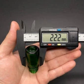 5Ml Yeşil Cam Damlalıklı Şişe , Gümüş Metal Kapak , 5 Cc Yeşil Cam Damlalıklı Şişe x 6 Adet - 4