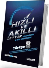 8. Sınıf LGS Türkçe Hızlı ve Akıllı Defter Tammat Yayıncılık - 1