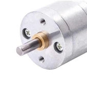 6V 25mm 1360 RPM Yüksek Torklu Mini DC Redüktörlü Motor - 2