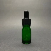 5Ml Yeşil Cam Damlalıklı Şişe , Siyah Plastik Kapak , 5 Cc Yeşil Cam Damlalıklı Şişe x 6 Adet thumbnail 1
