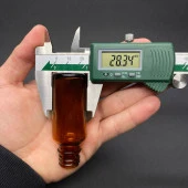 20 Ml Amber Cam Damlalıklı Şişe , Gold Metalik Kapak , 20 Cc Kahverengi Cam Damlalıklı Şişe x 6 Adet thumbnail 4