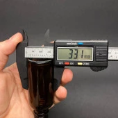 30 Ml Amber Cam Damlalıklı Şişe , Gold Metalik Kapak , 30 Cc Kahverengi Cam Damlalıklı Şişe x 6 Adet thumbnail 4