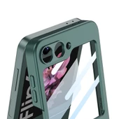 Galaxy Z Flip 6 Kılıf Z Harfli Yüzüklü Kıpta Kılıf - 11