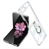 Galaxy Z Flip 6 Kılıf Yüzüklü Kıpta Kılıf - 5
