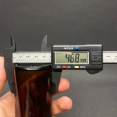 100 Ml Amber Cam Damlalıklı Şişe , Gold Metalik Kapak , 100 Cc Kahverengi Cam Damlalıklı Şişe x 6 Adet thumbnail 4