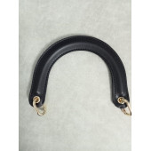 Fold Uçları Oval Yaylı Halkalı SİYAH Çanta Sapı - 5