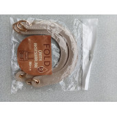 Fold Uçları Oval Yaylı Halkalı BEJ  RENGİ Çanta Sapı - 2