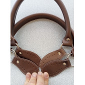 Likya BAKIR RENGİ 60 cm Borulu Deri Çanta Sapı - 4