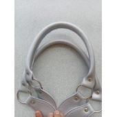 Likya GÜMÜŞ RENKLİ 60 cm Borulu Deri Çanta Sapı - 3