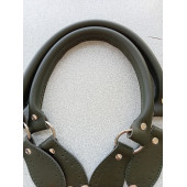 Likya  HAKİ RENKLİ 60 cm Borulu Deri Çanta Sapı - 2