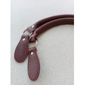 Likya BORDO RENKLİ 60 cm Borulu Deri Çanta Sapı - 2