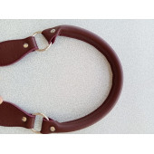 Likya BORDO RENKLİ 60 cm Borulu Deri Çanta Sapı - 3