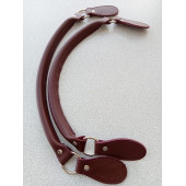 Likya BORDO RENKLİ 60 cm Borulu Deri Çanta Sapı - 4