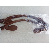 Likya BORDO RENKLİ 60 cm Borulu Deri Çanta Sapı - 7