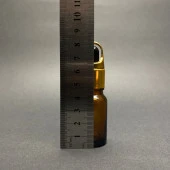 10Ml Amber Cam Damlalıklı Şişe , Sepet Model Metalik Kapak , 10 Cc Cam Damlalıklı Şişe x 6 Adet thumbnail 3